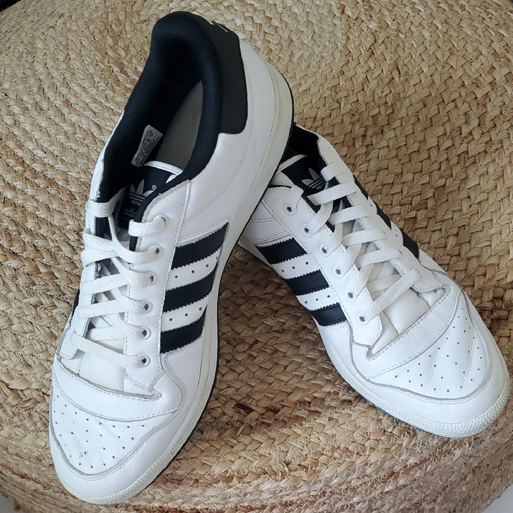 Adidas Decade Black White Shoes Sneakers Size 10.5